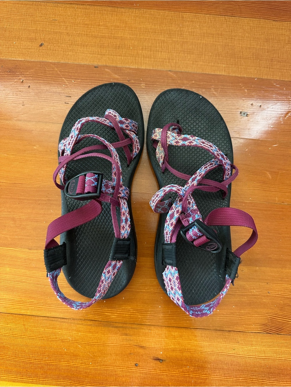 Chaco Z Cloud X2 Remix Poplin Berry Size 8 39 Womens Sandals Chacos Z/X2